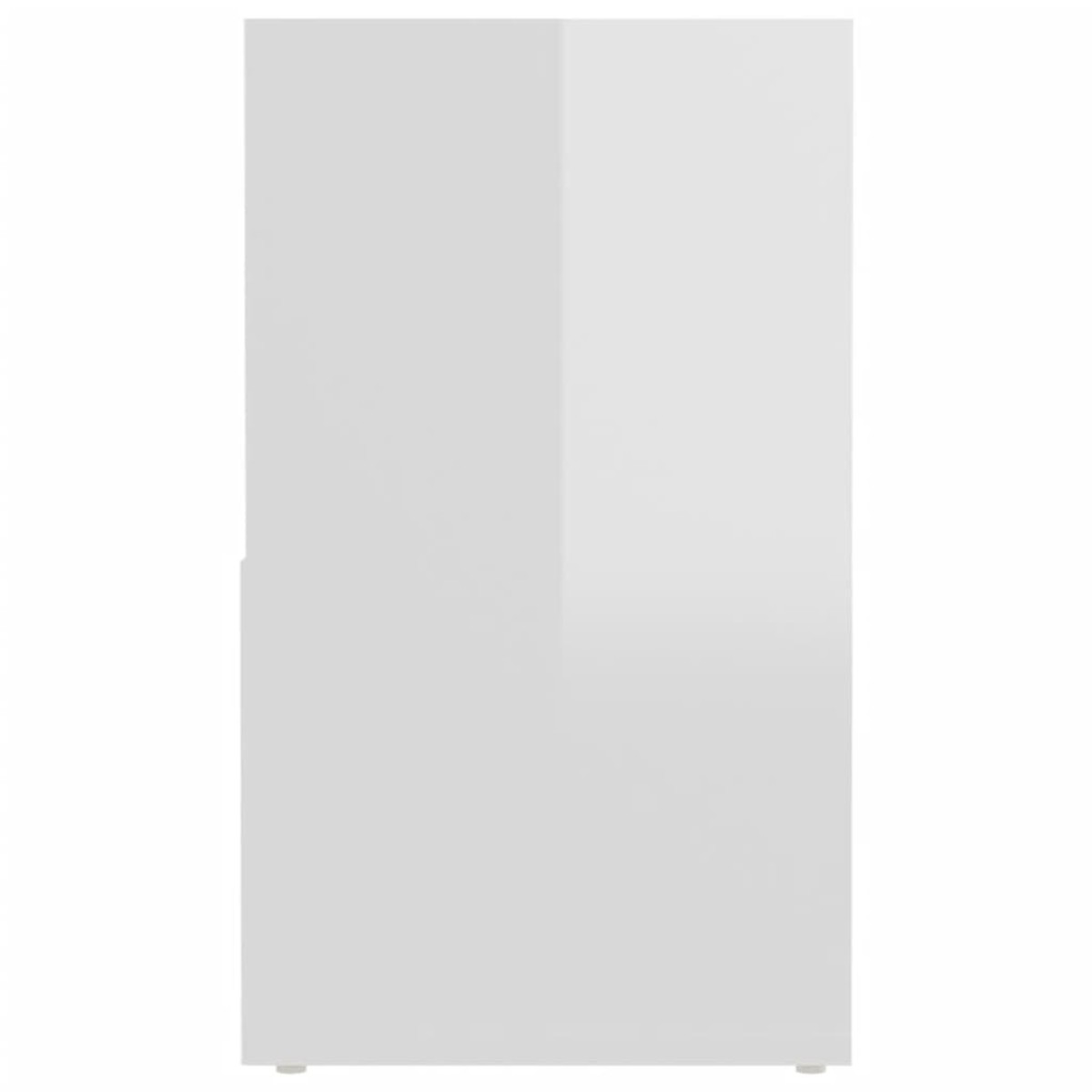vidaXL Έπιπλο Τηλεόρασης Γυαλιστερό Λευκό 149x30x52 εκ. Μοριοσανίδα