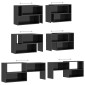vidaXL Έπιπλο Τηλεόρασης Γυαλιστερό Γκρι 149 x 30 x 52 εκ. Μοριοσανίδα
