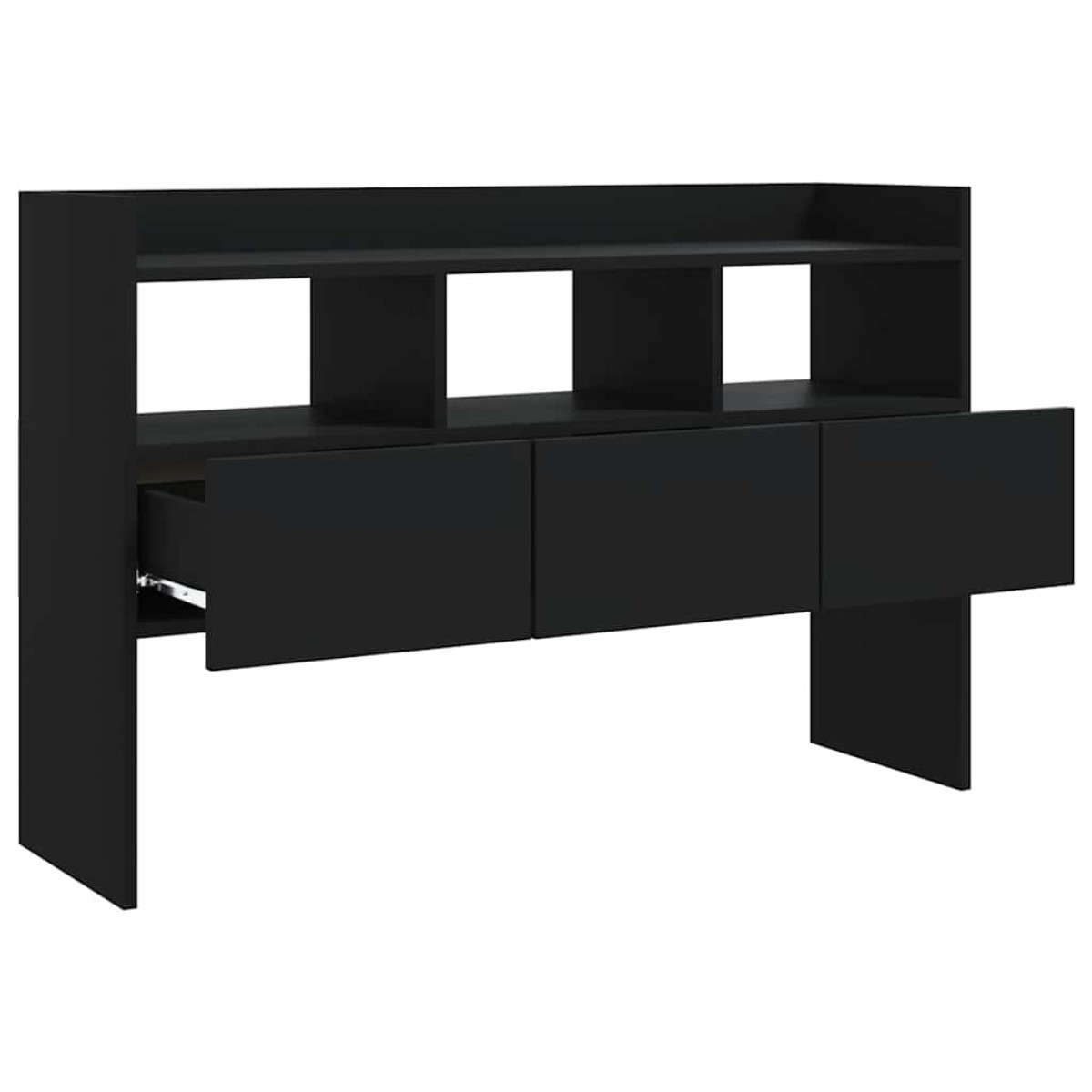 vidaXL Μπουφές Μαύρος 105 x 30 x 70 εκ. από Μοριοσανίδα