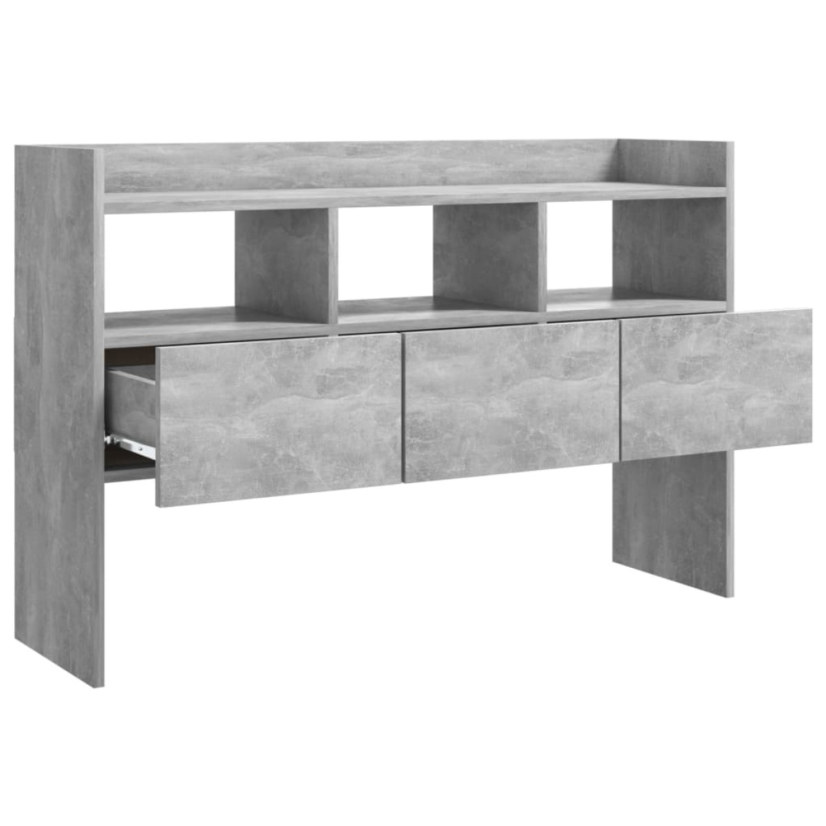 vidaXL Μπουφές Γκρι Σκυροδέματος 105 x 30 x 70 εκ. από Μοριοσανίδα