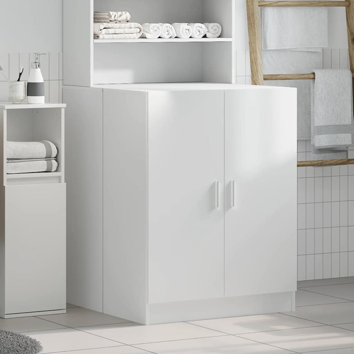 vidaXL Ντουλάπι Πλυντηρίου Λευκό 71 x 71,5 x 91,5 εκ.