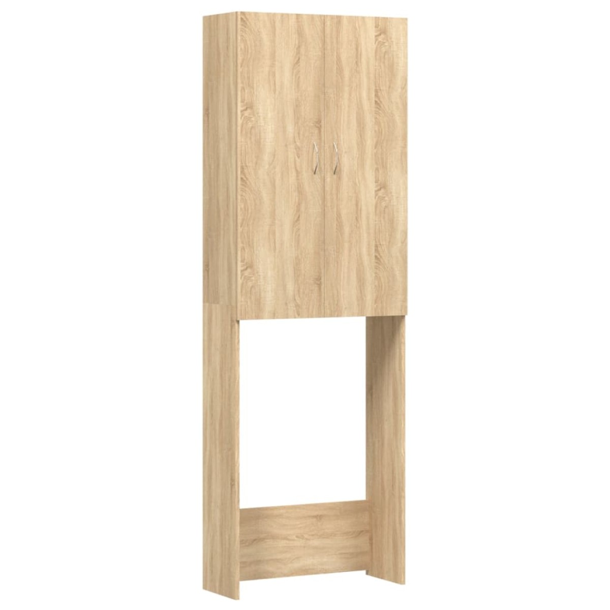 vidaXL Ντουλάπι Πλυντηρίου Sonoma Δρυς 64 x 25,5 x 190 εκ.