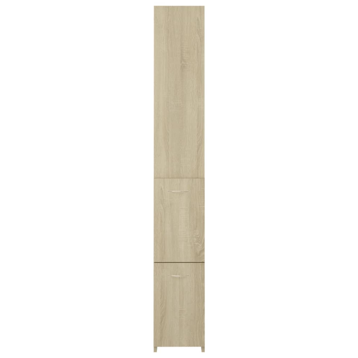 vidaXL Ντουλάπι Μπάνιου Sonoma Δρυς 25x26,5x170 εκ. Επεξεργασμένο Ξύλο
