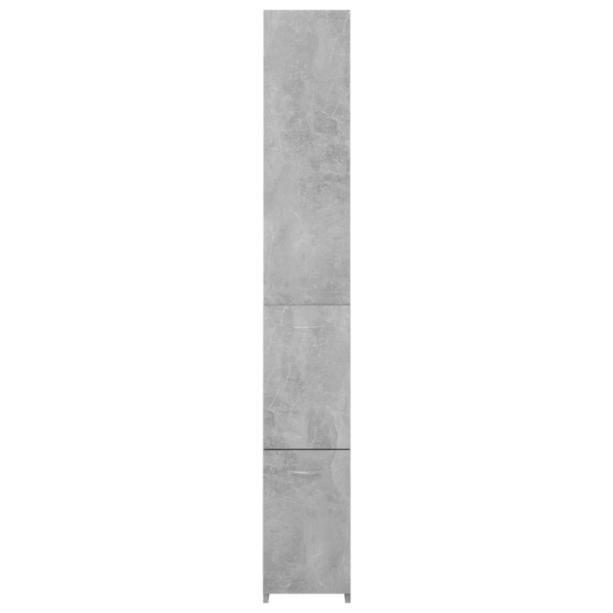 vidaXL Ντουλάπι Μπάνιου Γκρι Σκυροδέματος 25x26,5x170 εκ. Επεξ. Ξύλο