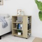 vidaXL Ντουλάπι Τροχήλατο Sonoma Δρυς 60 x 35 x 75 εκ. από Μοριοσανίδα