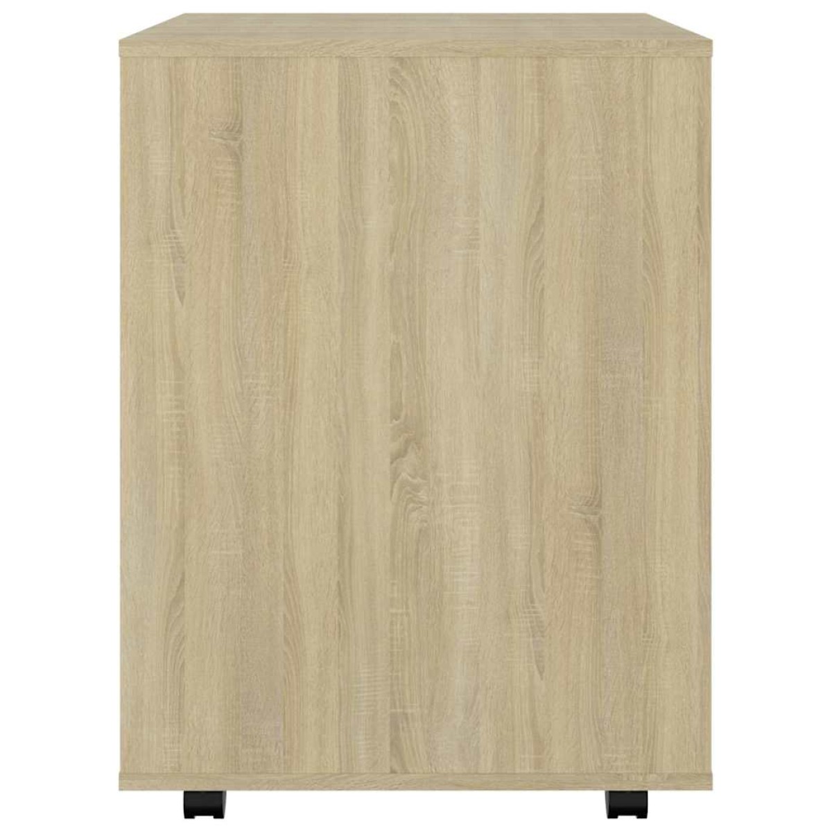 vidaXL Ντουλάπι Τροχήλατο Sonoma Δρυς 60x53x72 εκ. Μοριοσανίδα
