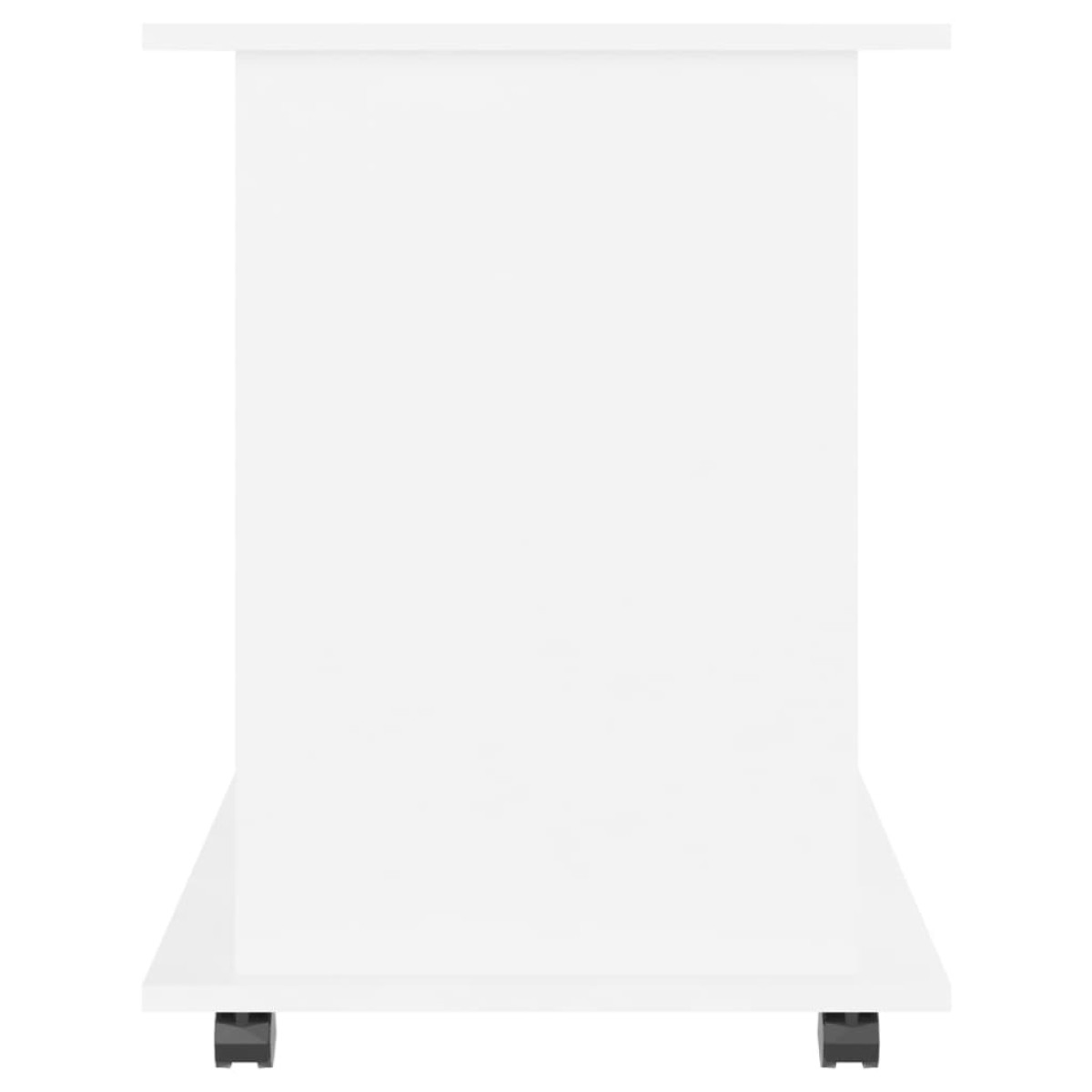 vidaXL Ντουλάπι Τροχήλατο Λευκό 60 x 45 x 60 εκ. από Μοριοσανίδα