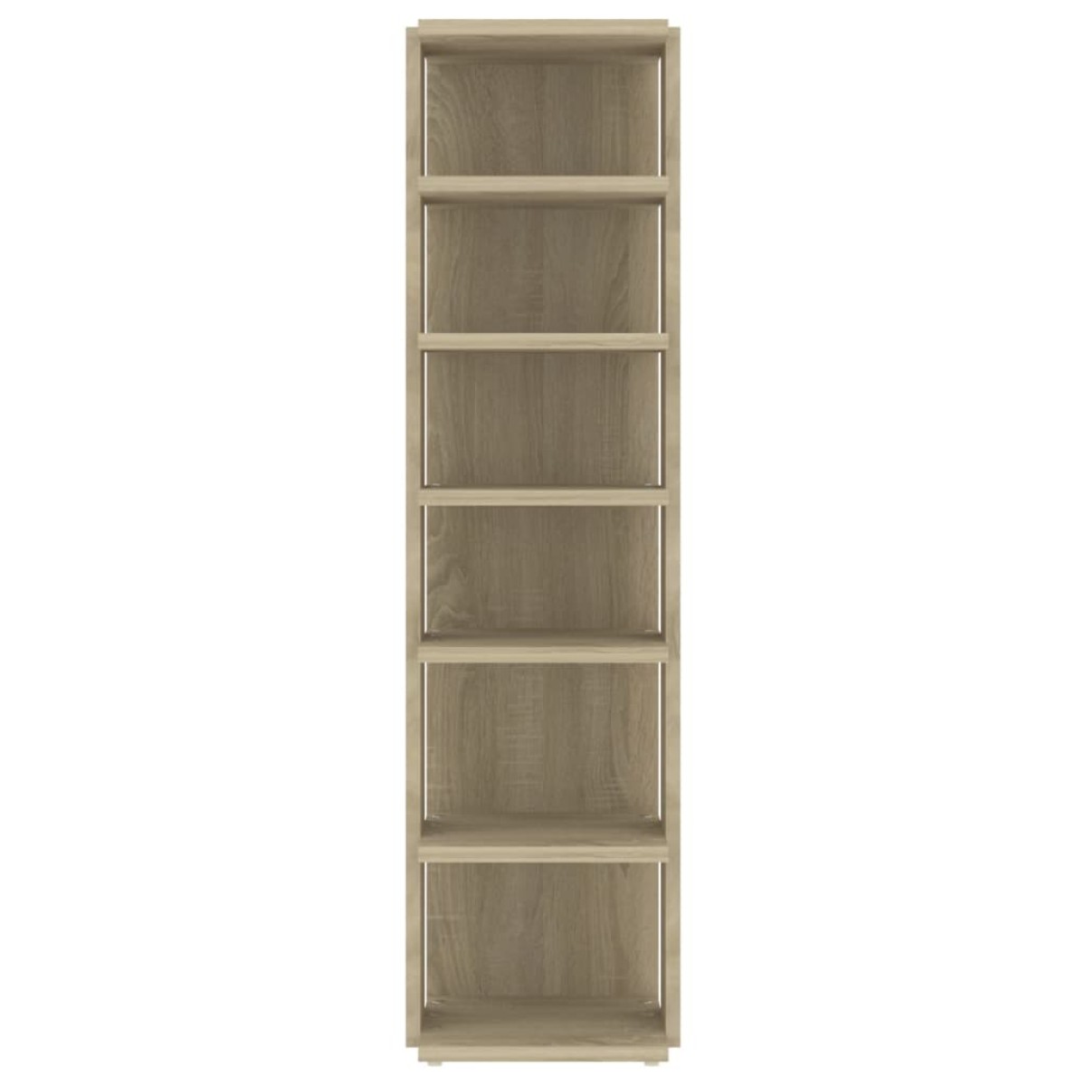 vidaXL Παπουτσοθήκη Sonoma Δρυς 27,5x27x102 εκ. από Επεξεργασμένο Ξύλο