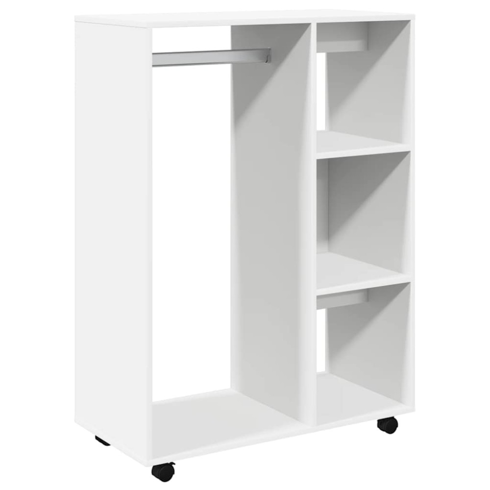 vidaXL Ντουλάπα Λευκή 80 x 40 x 110 εκ. από Επεξ. Ξύλο