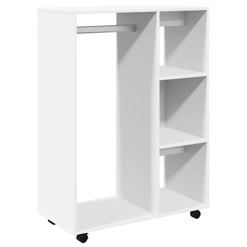 vidaXL Ντουλάπα Λευκή 80 x 40 x 110 εκ. από Επεξ. Ξύλο