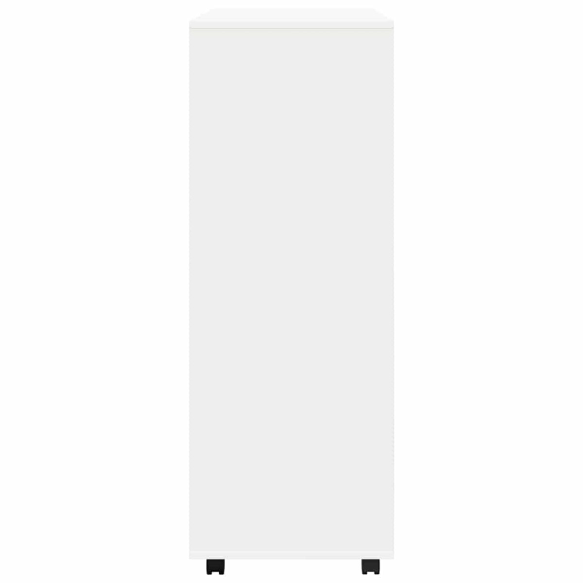 vidaXL Ντουλάπα Λευκή 80 x 40 x 110 εκ. από Μοριοσανίδα