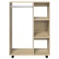 vidaXL Ντουλάπα Sonoma Δρυς 80 x 40 x 110 εκ. από Μοριοσανίδα