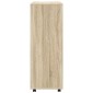 vidaXL Ντουλάπα Sonoma Δρυς 80 x 40 x 110 εκ. από Μοριοσανίδα