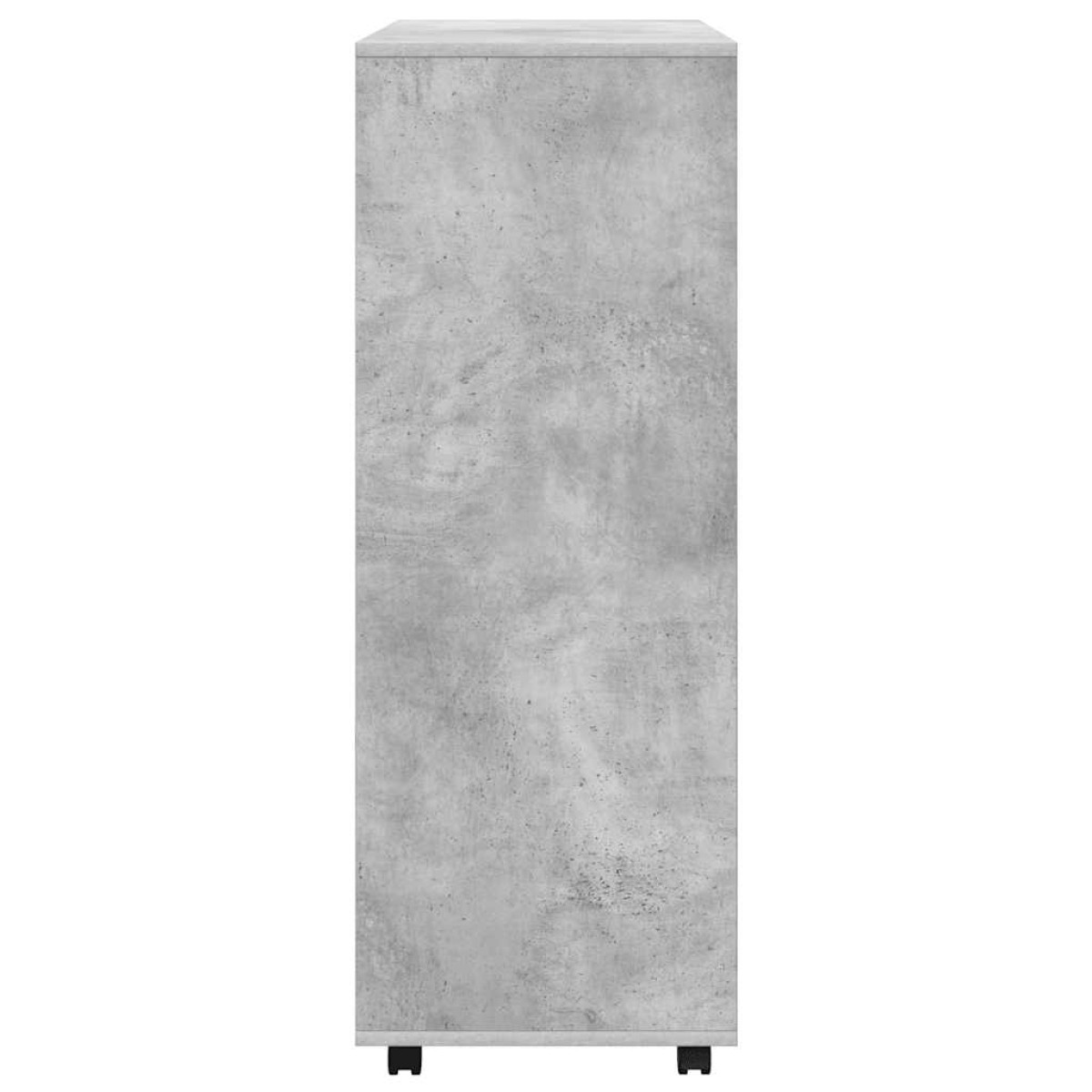 vidaXL Ντουλάπα Γκρι Σκυροδέματος 80 x 40 x 110 εκ. από Μοριοσανίδα
