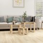 vidaXL Τραπεζάκια Ζιγκόν 3 τεμ. Sonoma Δρυς από Επεξεργασμένο Ξύλο
