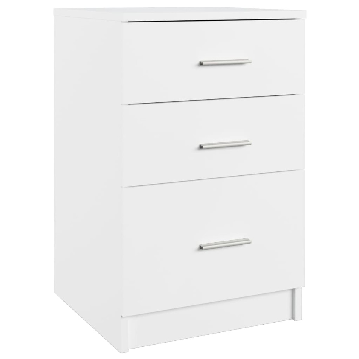 vidaXL Κομοδίνο Λευκό 40 x 40 x 63 εκ. από Επεξεργασμένο Ξύλο