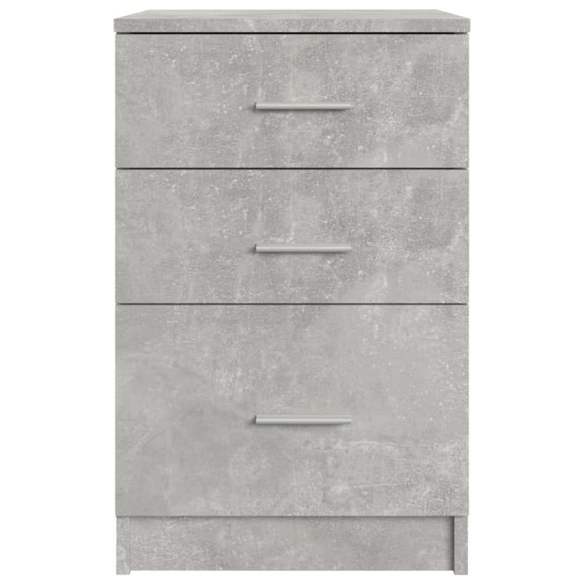vidaXL Κομοδίνο Γκρι Σκυροδέματος 40 x 40 x 63 εκ. Επεξεργασμένο Ξύλο
