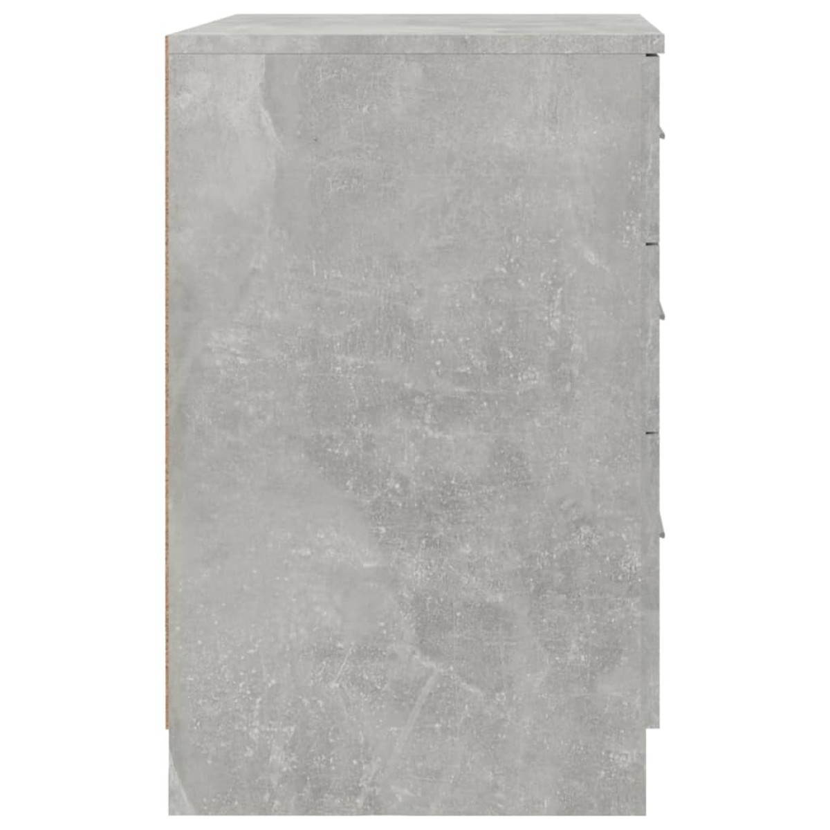 vidaXL Κομοδίνο Γκρι Σκυροδέματος 40 x 40 x 63 εκ. Επεξεργασμένο Ξύλο