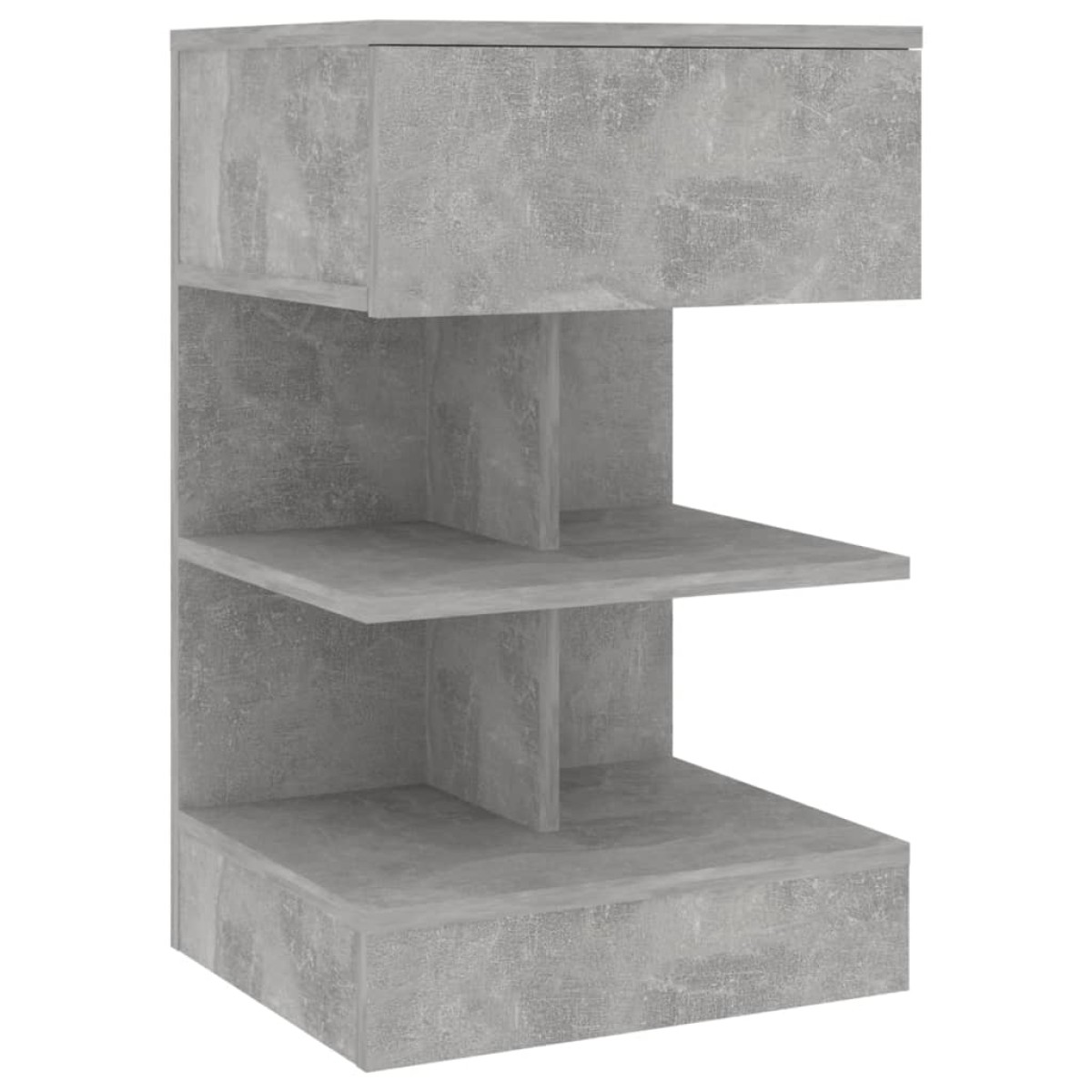 vidaXL Κομοδίνα 2 τεμ. Γκρι Σκυροδέματος 40 x 35 x 65 εκ.