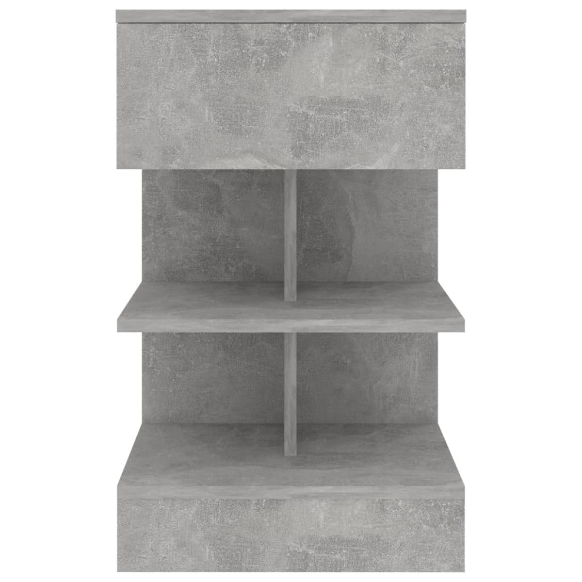 vidaXL Κομοδίνα 2 τεμ. Γκρι Σκυροδέματος 40 x 35 x 65 εκ.