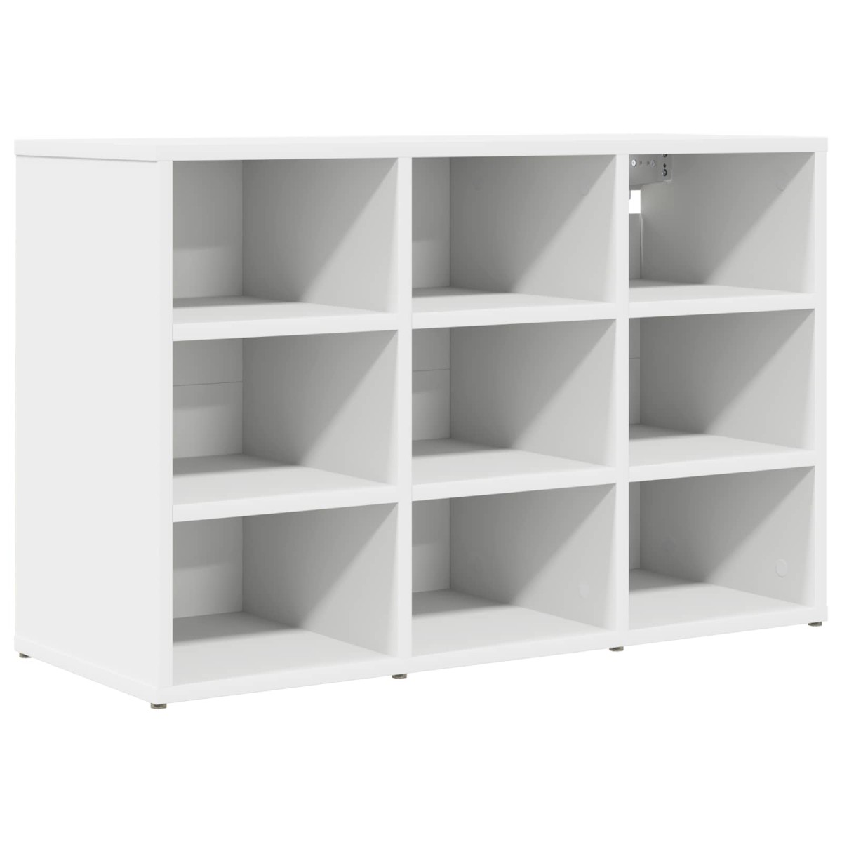vidaXL Ντουλάπα Παπουτσιών 77,5 x 30 x 51 εκ. Επεξεργασμένο Ξύλο Λευκό