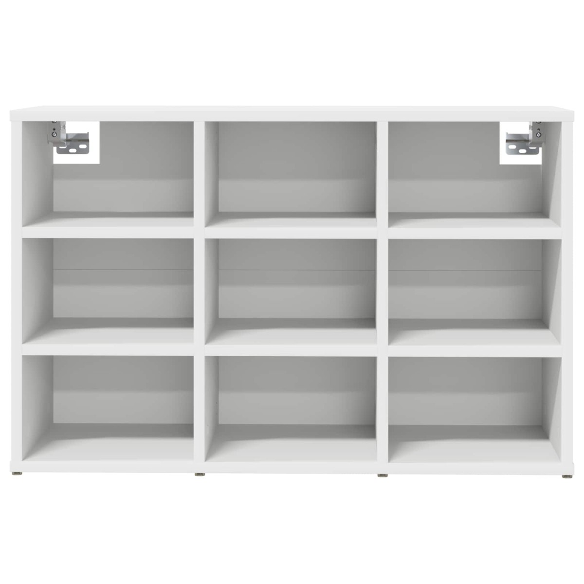 vidaXL Ντουλάπα Παπουτσιών 77,5 x 30 x 51 εκ. Επεξεργασμένο Ξύλο Λευκό