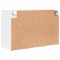 vidaXL Ντουλάπα Παπουτσιών 77,5 x 30 x 51 εκ. Επεξεργασμένο Ξύλο Λευκό