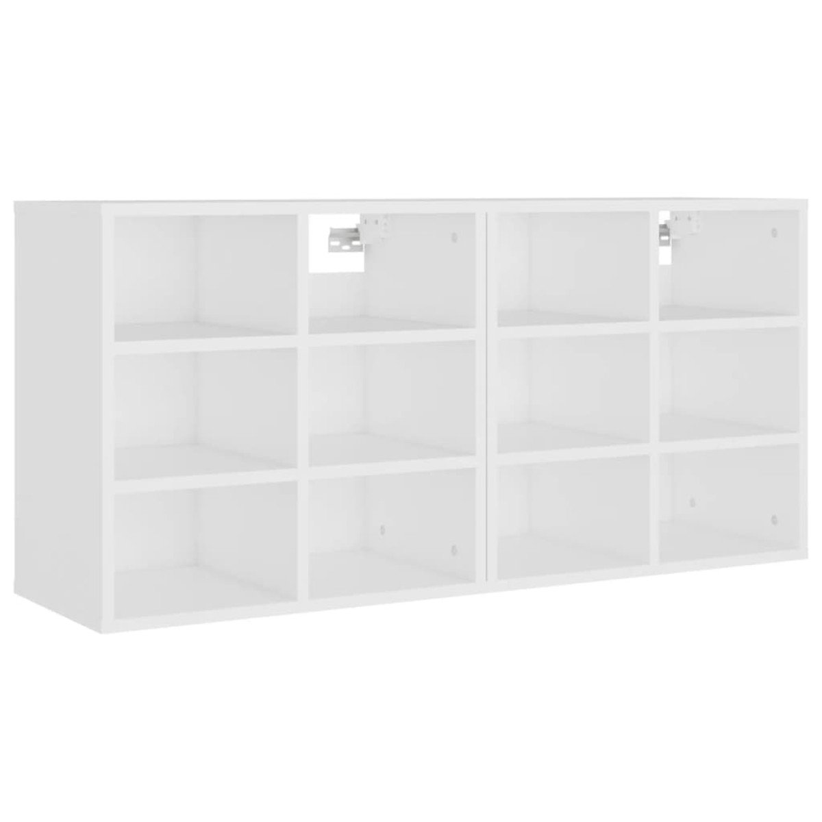 vidaXL Παπουτσοθήκες 2 τεμ. Λευκές 52,5 x 30 x 50 εκ.