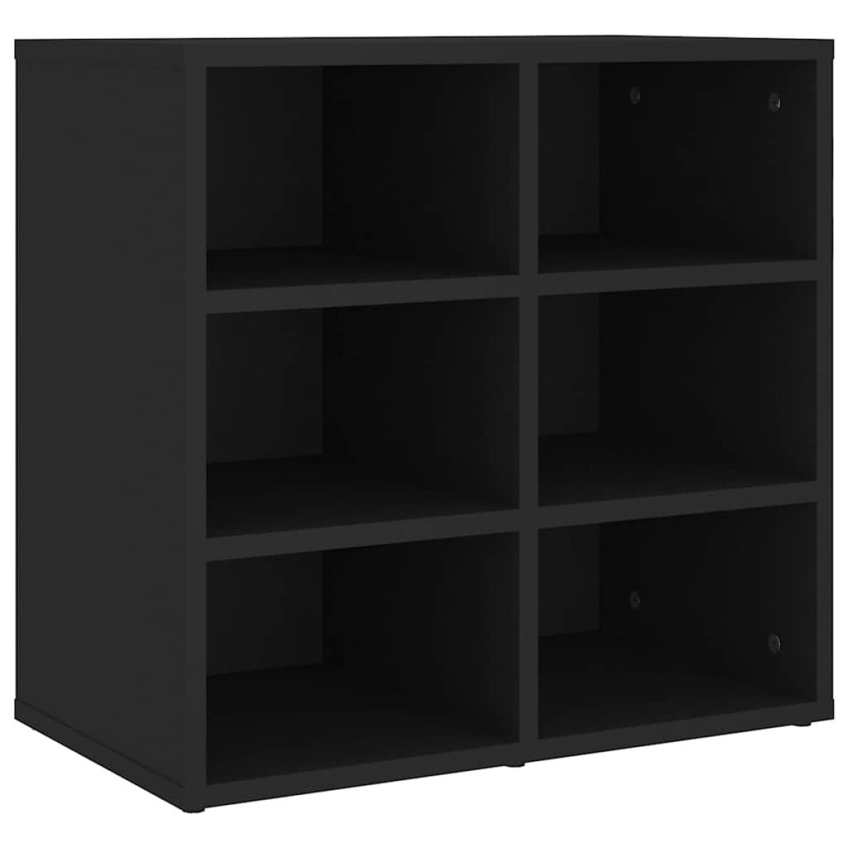 vidaXL Παπουτσοθήκες 2 τεμ. Μαύρες 52,5 x 30 x 50 εκ.