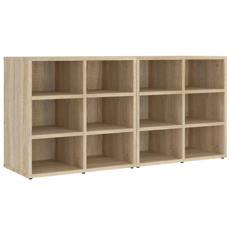 vidaXL Παπουτσοθήκη 2 τεμ. Sonoma Δρυς 52,5 x 30 x 50 εκ.