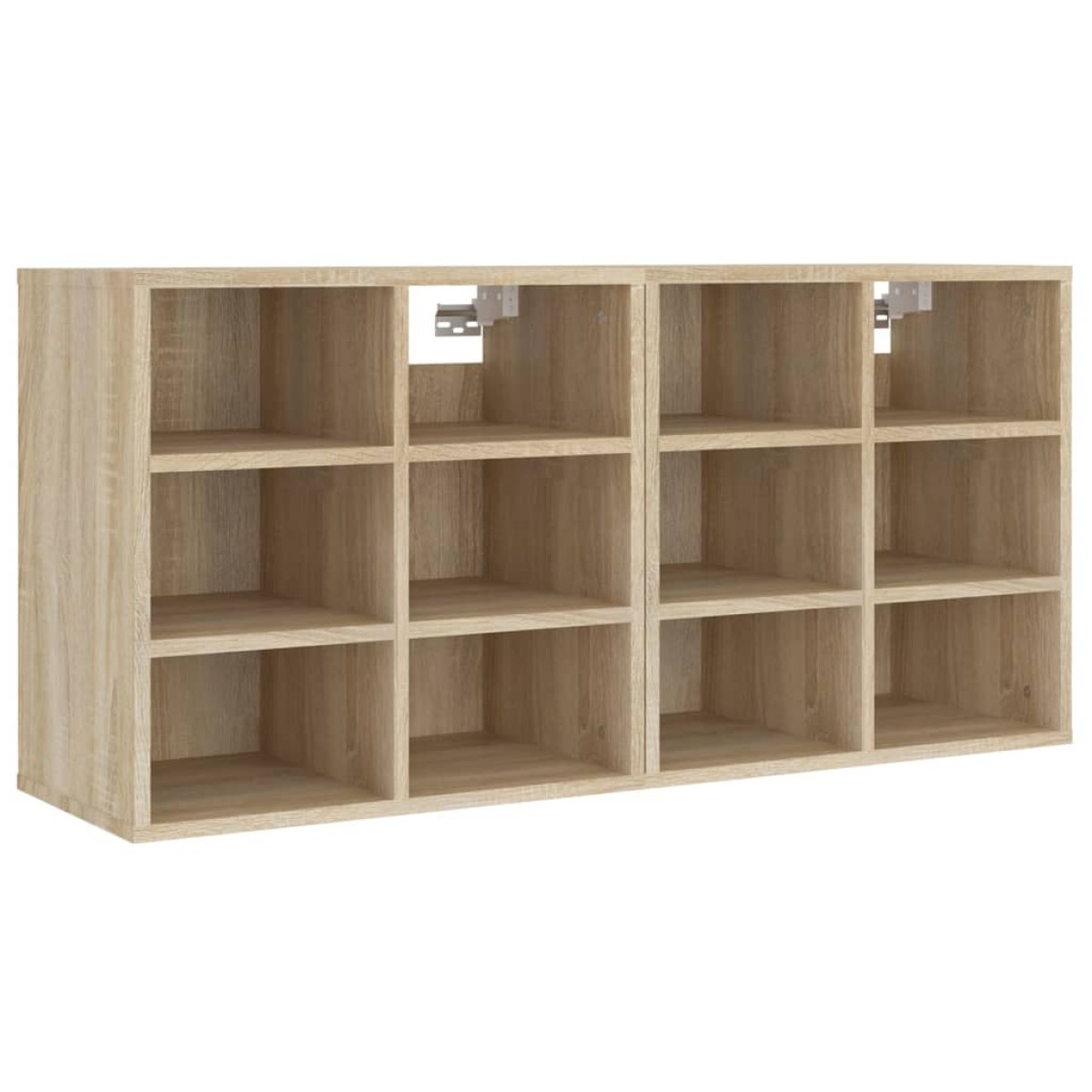 vidaXL Παπουτσοθήκη 2 τεμ. Sonoma Δρυς 52,5 x 30 x 50 εκ.
