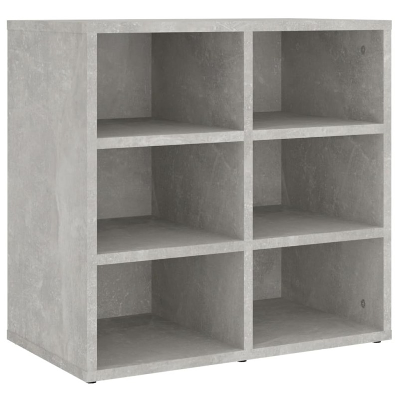 vidaXL Παπουτσοθήκη Γκρι σκυροδέματος 52,5 x 30 x 50 εκ.