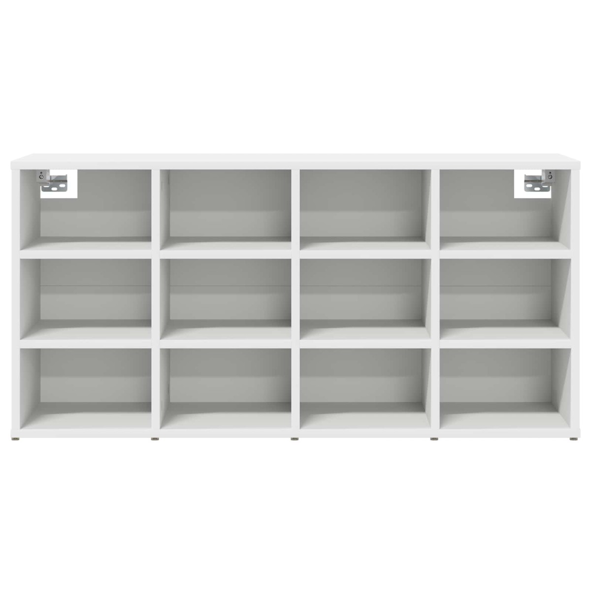 vidaXL Ντουλάπα Παπουτσιών 103 x 30 x 51 εκ. Επεξεργασμένο Ξύλο Λευκό