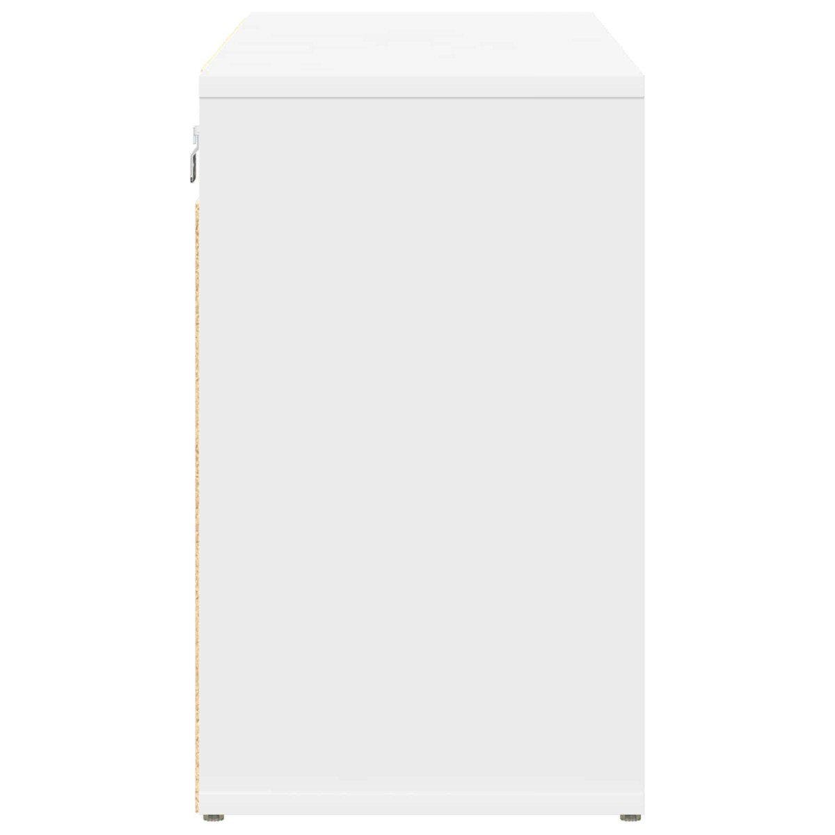 vidaXL Ντουλάπα Παπουτσιών 103 x 30 x 51 εκ. Επεξεργασμένο Ξύλο Λευκό