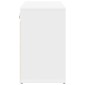vidaXL Ντουλάπα Παπουτσιών 103 x 30 x 51 εκ. Επεξεργασμένο Ξύλο Λευκό