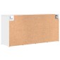 vidaXL Ντουλάπα Παπουτσιών 103 x 30 x 51 εκ. Επεξεργασμένο Ξύλο Λευκό