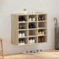 vidaXL Ντουλάπα Παπουτσιών 77,5 x 30 x 67 εκ. Επεξεργασμένο Ξύλο