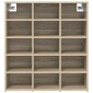 vidaXL Ντουλάπα Παπουτσιών 77,5 x 30 x 83,5 εκ. Επεξεργασμένο Ξύλο
