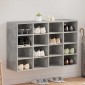 vidaXL Ντουλάπα Παπουτσιών 103 x 30 x 67 εκ. Επεξεργασμένο Ξύλο