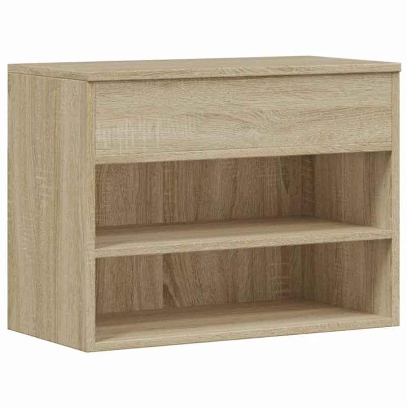 vidaXL Παπουτσοθήκη Sonoma Δρυς 60 x 30 x 45 εκ. από Επεξ. Ξύλο