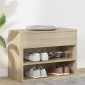 vidaXL Παπουτσοθήκη Sonoma Δρυς 60 x 30 x 45 εκ. από Μοριοσανίδα