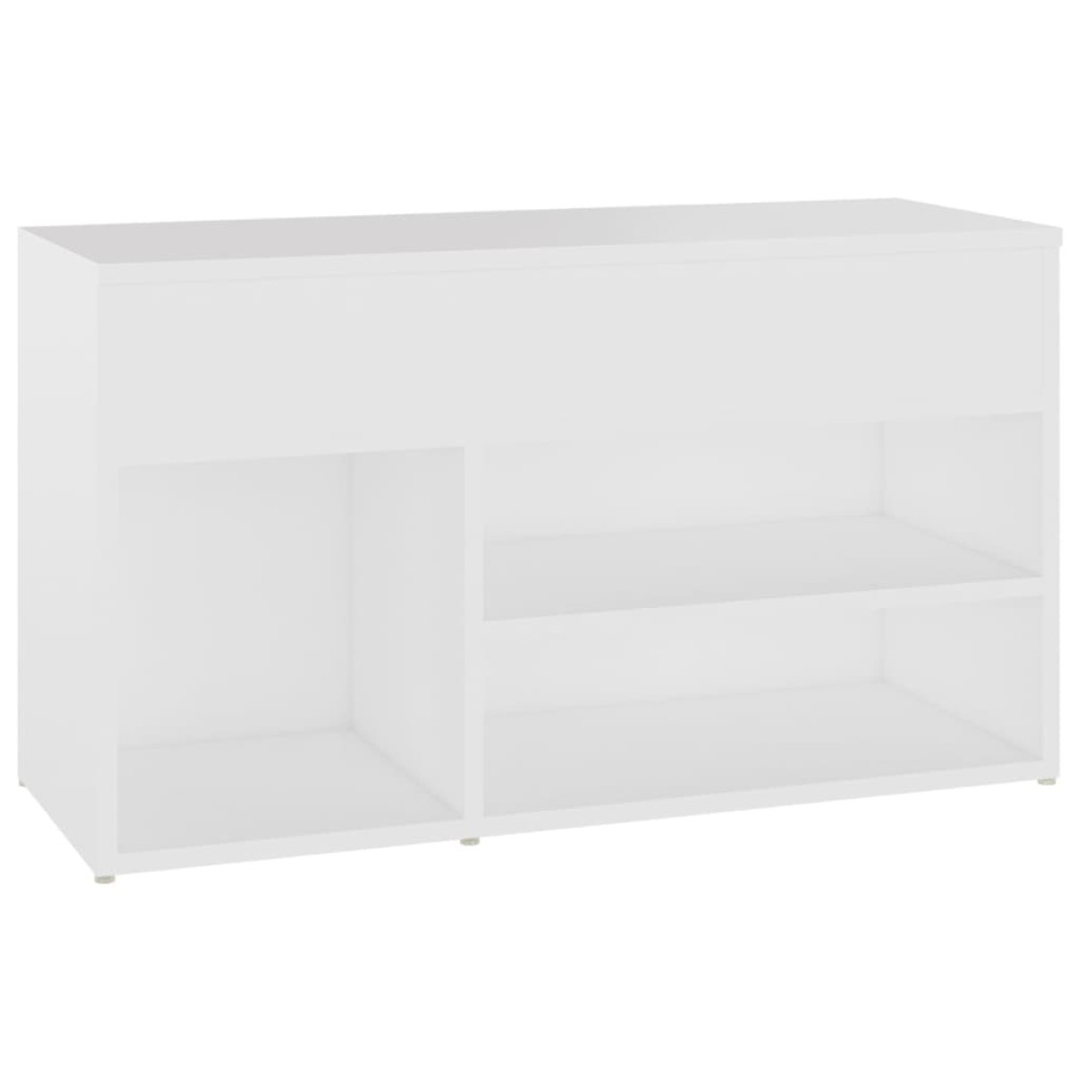 vidaXL Παπουτσοθήκη Λευκή 80 x 30 x 45 εκ. από Μοριοσανίδα