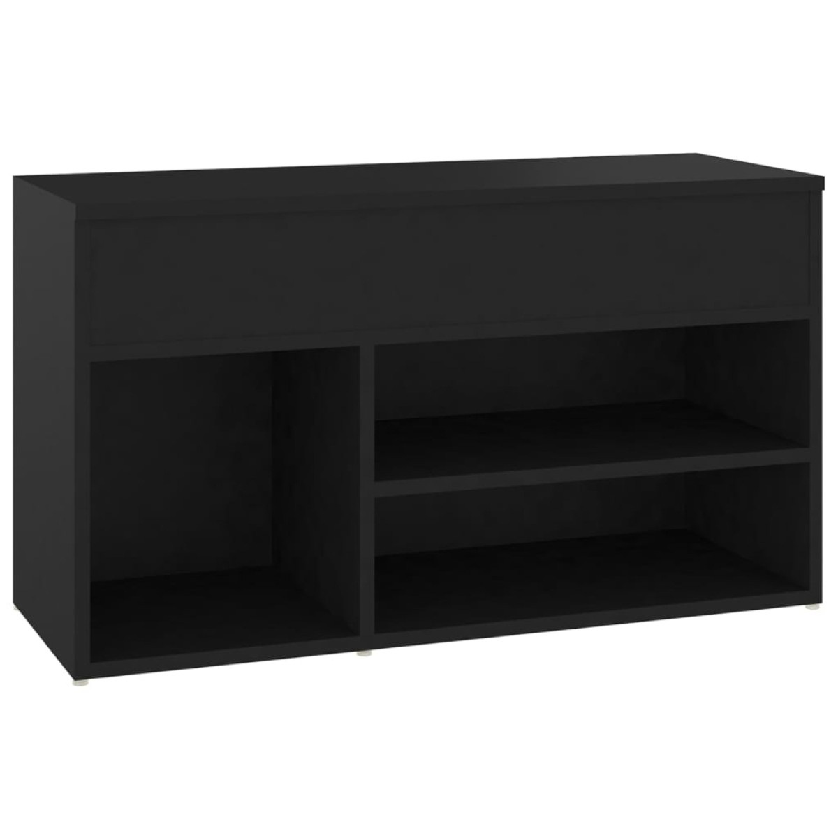 vidaXL Παπουτσοθήκη Μαύρη 80 x 30 x 45 εκ. από Μοριοσανίδα