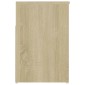 vidaXL Παπουτσοθήκη Sonoma Δρυς 80 x 30 x 45 εκ. από Μοριοσανίδα