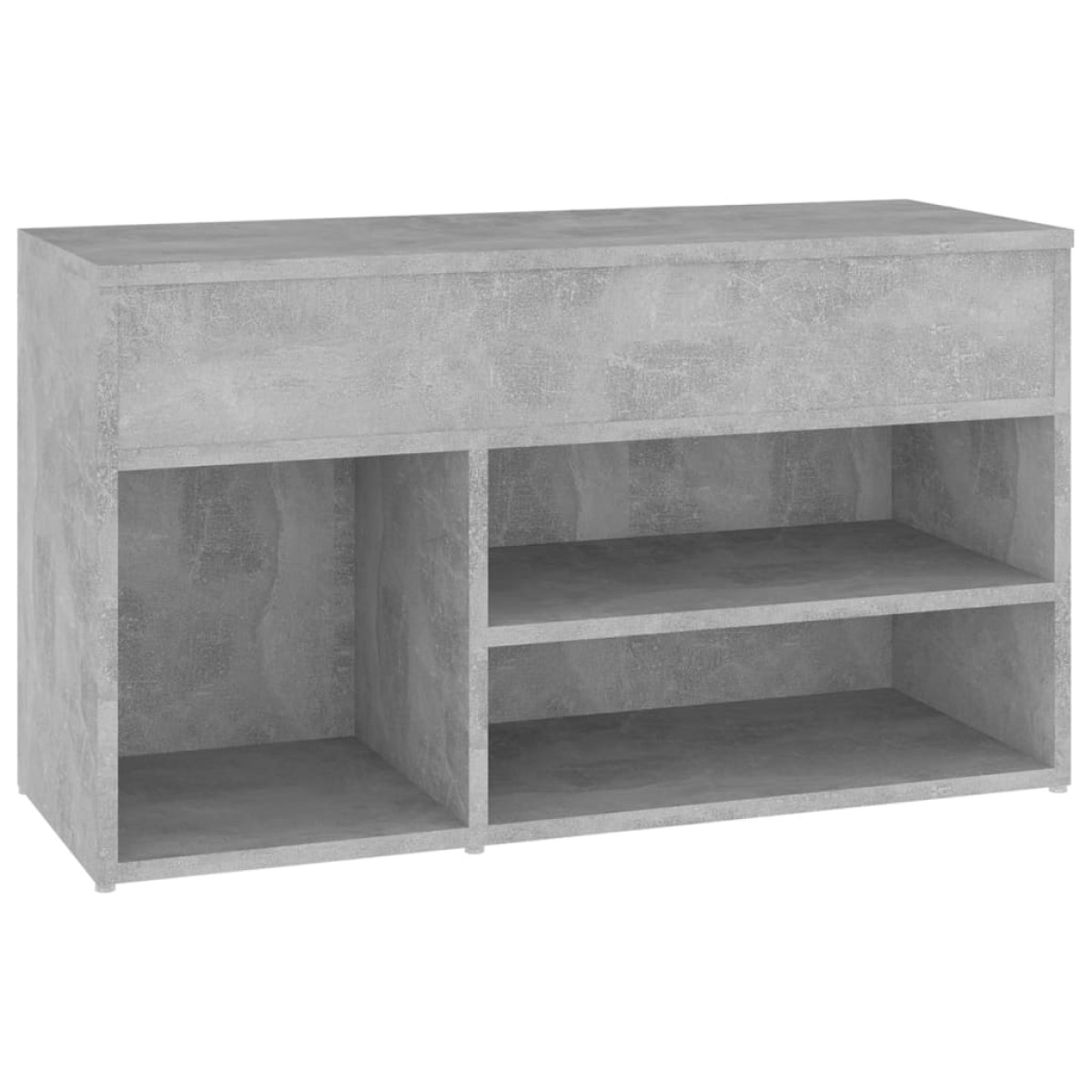 vidaXL Παπουτσοθήκη Γκρι Σκυροδέματος 80 x 30 x 45 εκ. από Μοριοσανίδα