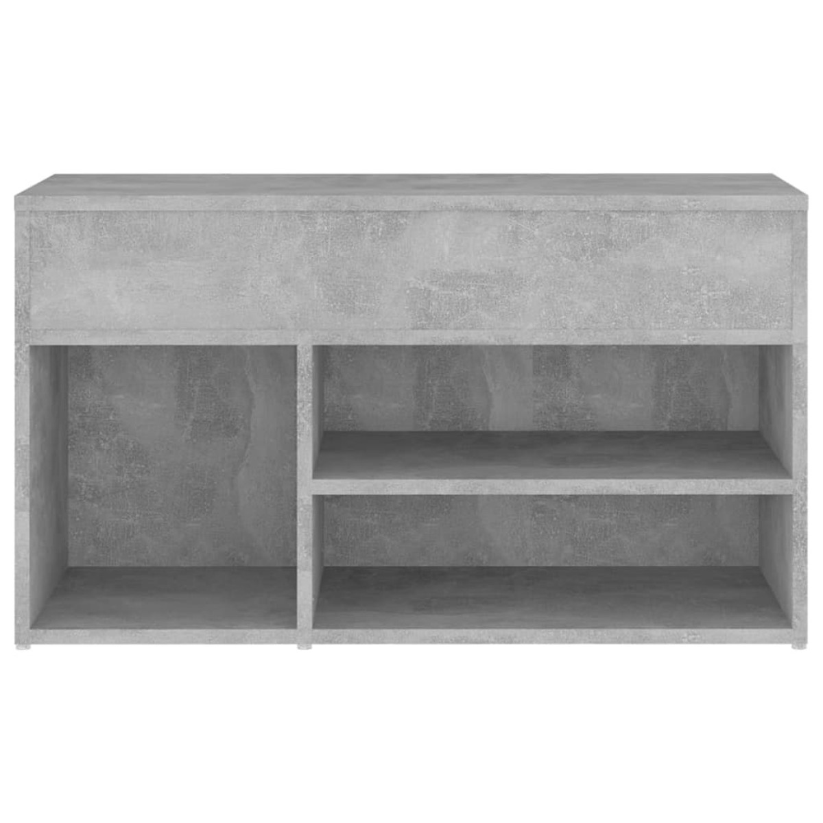 vidaXL Παπουτσοθήκη Γκρι Σκυροδέματος 80 x 30 x 45 εκ. από Μοριοσανίδα