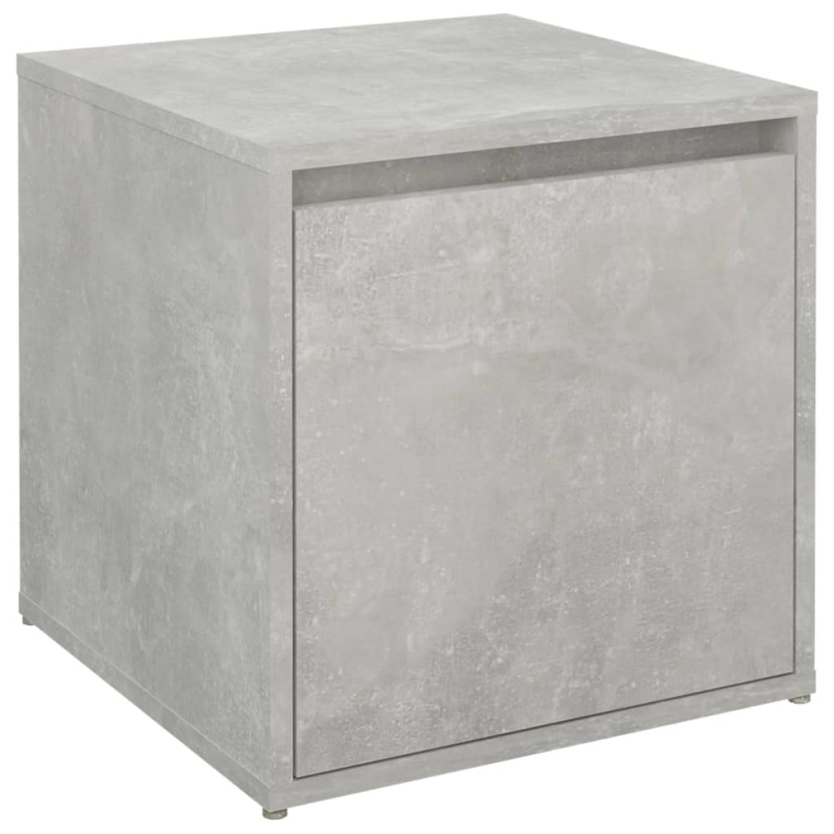 vidaXL Κουτί με Συρτάρι Γκρι Σκυρ. 40,5x40x40 εκ. Επεξεργασμένο Ξύλο