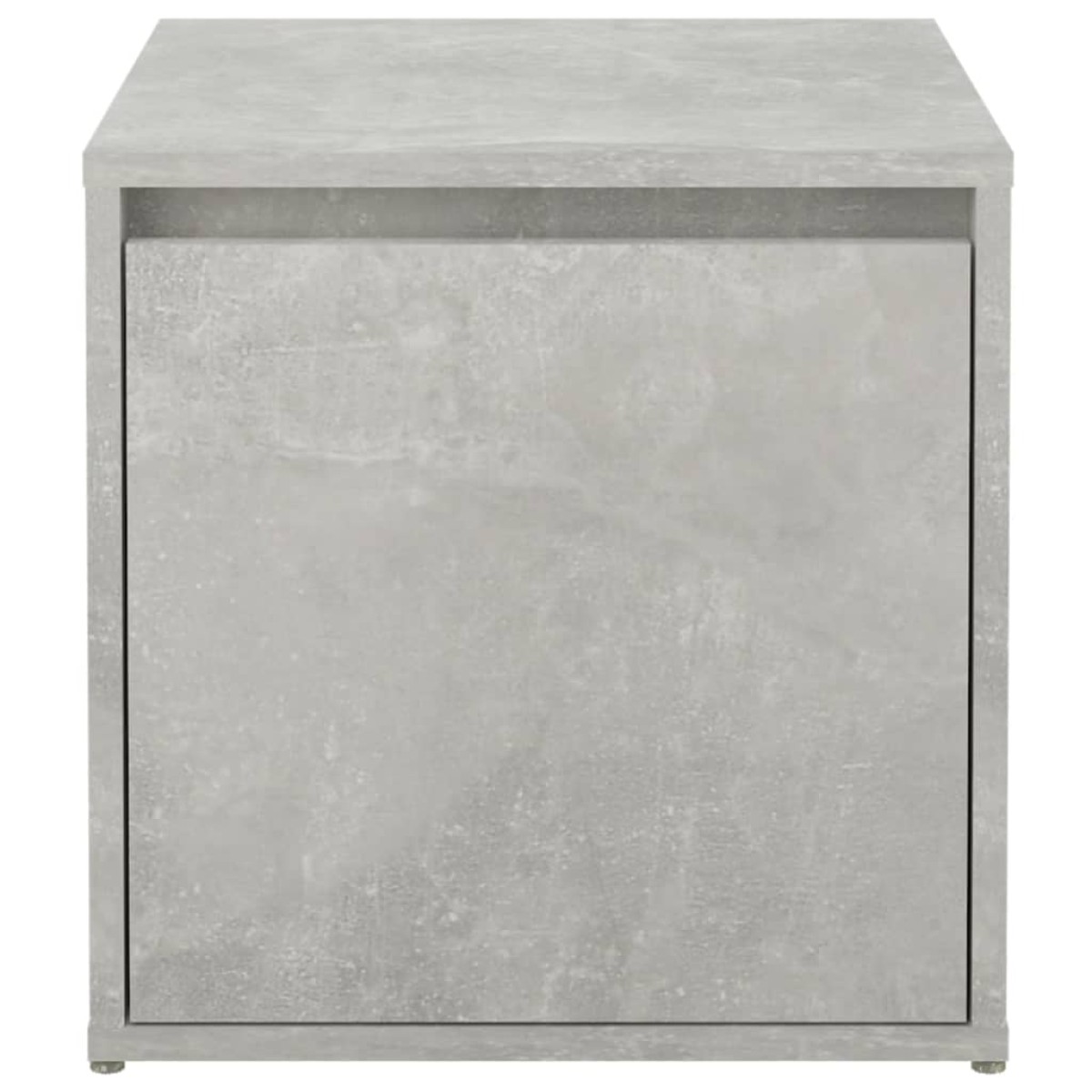 vidaXL Κουτί με Συρτάρι Γκρι Σκυρ. 40,5x40x40 εκ. Επεξεργασμένο Ξύλο