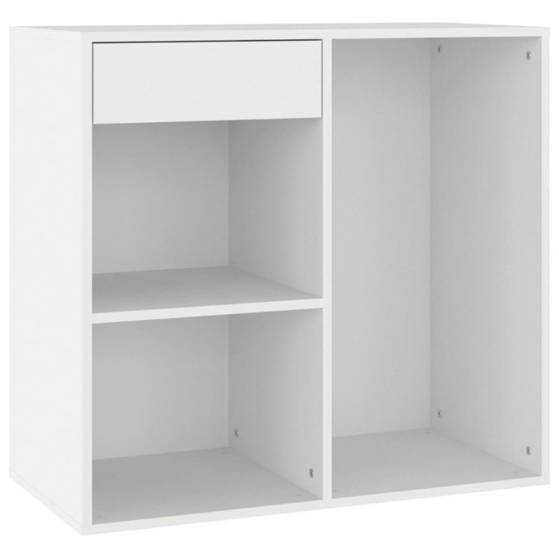 vidaXL Ντουλάπι Καλλυντικών Λευκό 80 x 40 x 75 εκ. από Επεξ. ξύλο