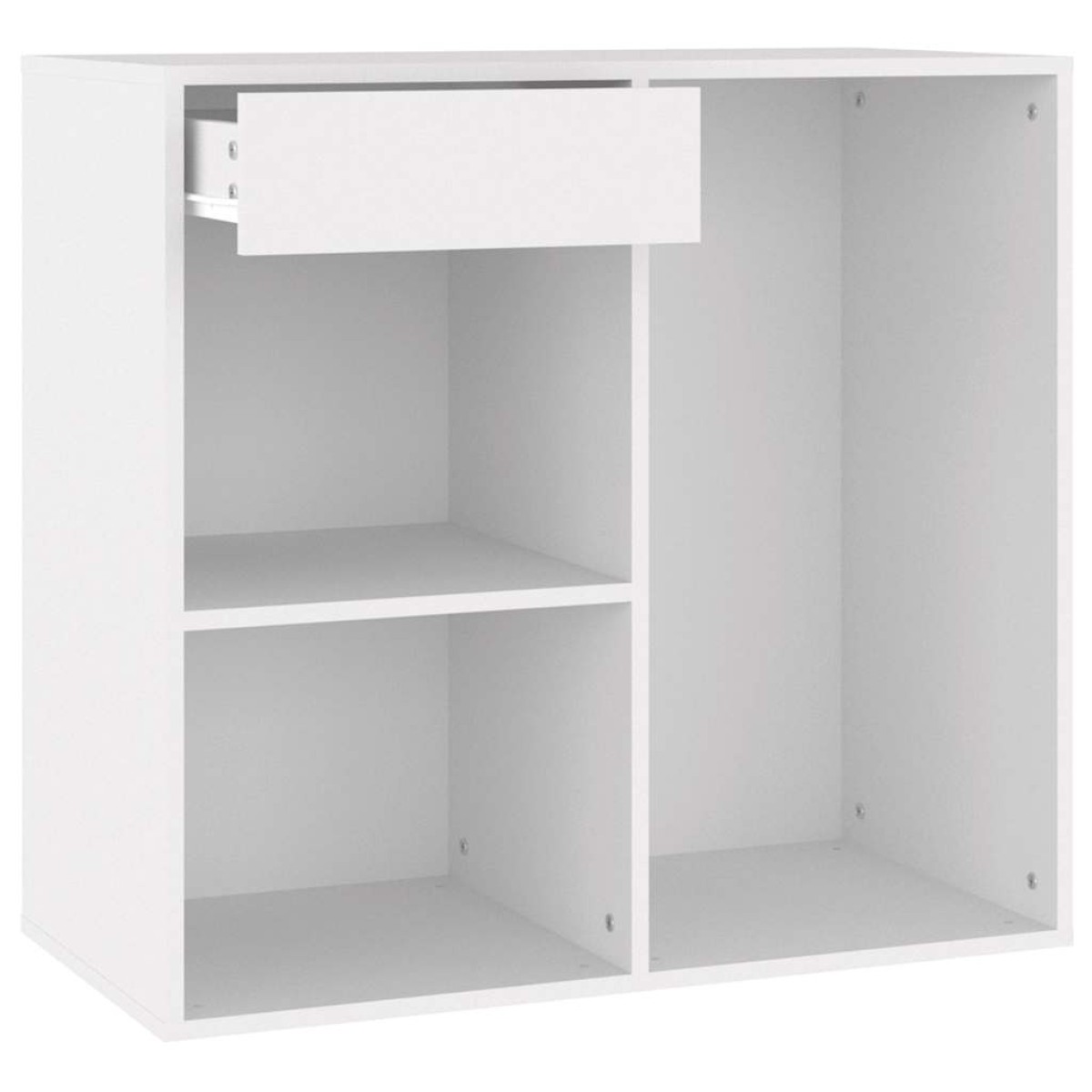 vidaXL Ντουλάπι Καλλυντικών Λευκό 80 x 40 x 75 εκ. από Επεξ. ξύλο